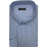 Atilla Özer Büyük Beden Klasik Erkek Gömlek 7325 - 4XL - Mavi