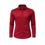 Atilla Özer Slim Fit Pamuk Saten Uzun Kol Erkek Gömlek - 7534