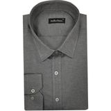 Atilla Özer Uzun Kol Slim Fit Erkek GÖMLEK-6854 - Füme