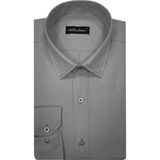 Atilla Özer Uzun Kol Slim Fit Erkek GÖMLEK-6855 - Gri