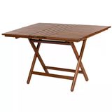Atina Katlanabilir Ahşap Bahçe Balkon Masası - 80x120
