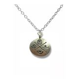 Atiye – Göbeklitepe Sembol Figürlü Kolye – Gümüş Renk Zamak Metal Spiritüel Unisex Takı