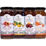 Atiye Laçin 4lü Avantaj Reçel Paketi (250 gr Ayva Reçeli, 250 gr Portakallı Havuç Reçeli, 250 gr Şeftali Reçeli, 250 gr Erik Marmelati)