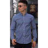 Atk Giyim Atkgiyim Erkek Slim Fit Çizgili Interlok Pamuklu Gömlek - 6 Renk Seçeneği Lacivert Beyaz Beyaz Lacivert Beyaz Siyah Mavi Beyaz - Lacivert - Açık Gri - Beyaz - 2XL