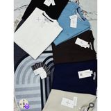 Atk Giyim Atkgiyim Erkek Slim Fit Yuvarlak Yaka Interlok Pamuklu Tişört - Yeni Sezon 5 Renk Oysho Kumaş Tülermez - Lacivert - XL