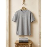atk Giyim Erkek Oversize Rahat Kesim Dokulu Tişört - Oval Kesim Premium T-Shirt Gece Siyahı Krem Antrasit Mor Indigo Mavi - Gri