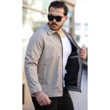 Atk Giyim Erkek Su Geçirmez Ekstra Hafif Kanvas Mevsimlik Mont erkek Kanvas Ceket Su Geçirmez Ince Mont Ekstra Hafif Yapı - Krem