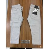 Atk Giyim Regular Fit Esnek Keten Karışımlı Kot Pantolon - Büyük Beden Seçenekli Casual Taş Gri Siyah Krem Rahat Paça - Taş Grisi - 31