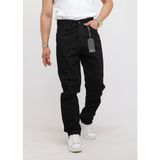 Atk Giyim Sokak Modası Comfort Fit Erkek Jean Pantolon | Yüksek Bel Rahat Kalıp Denim Koleksiyonu - Siyah - 36