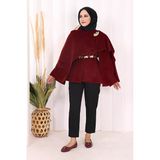 Atkı Detay Panço 70061 Bordo