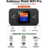 Atl Atlantis Kablosuz Mini Wifi Pro Lte 4g Modem 3.000MAH Sim Kartlı 300MBPS Yüksek Hızlı Kablosuz Yönlendirici Cep Telefonları Dizüstü Bilgisayarlar ve Tabletler Için Uygun 10 Cihaza Kadar Bağlantı Taşınabilir