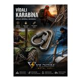 ATL PİYASA VİDALI KARABINA YAYLI 10 MM