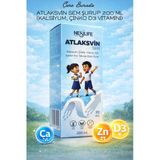 Atlaksvin Sem Şurup 200 Ml (Kalsiyum, Çinko D3 Vitamini)