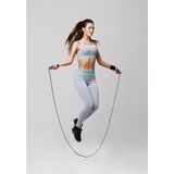 Atlama Ipi Profesyonel Sporcu Ip Evde Spor Fitness Egzersiz Aleti Antrenman Ekipmanı - Siyah