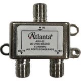 Atlanta ASU-02 1/2 2li Uydu Bölücü Splitter 5-2400 MHz