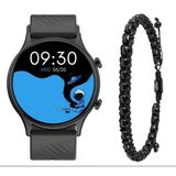 Atlanta Fitness Tracker Akıllı Saat Hediyesi Kadın Erkek Seti Mücevher Bileklikli Saat - 9826/7