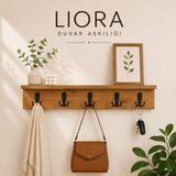 Atlanta Home Liora Duvar Askılığı 80 cm | Dekoratif Duvar Askısı | Antre Koridor Banyo ve Mutfak Askılığı Henüz Yorum Yazılmamış. - Atlantik Çam