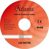 Atlanta RG6/U4 64 Tel 100 m CCS Anten Kablosu