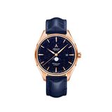Atlantic Worldmaster Moonphase Nightsky 52783.44.91 Deri Erkek Kol Saati - Lacivert