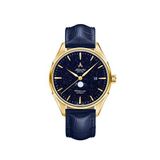 Atlantic Worldmaster Moonphase Nightsky 52783.45.91 Deri Erkek Kol Saati - Lacivert