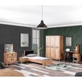 Atlantik Genç Odası - 3 Kapılı Dolap, Karyola, Komodin, Masa, Şifonyer