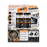 Atlantis Makine Kimya Temizlik Kazanlı Ütü ve Buhar Makinesi Kireç Temizleyici | Çözücü Toz - 150 Gr - 2'li Paket