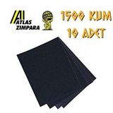 Atlas 188 Su Zımparası 1500 Kum - 10 Adet Siyah