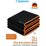 Atlas 2’li Set 50X100 cm Premium Mikrofiber Araba Kurulama Bezi – Maxi Boy Ultra Emici Oto Havlusu