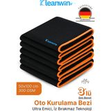 Atlas 3’lü Set 50X100 cm Premium Mikrofiber Araba Kurulama Bezi – Maxi Boy Ultra Emici Oto Havlusu