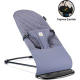 ATLAS BABY&CHILD Softino Ana Kucağı | Katlanabilir, 100% Pamuk, 0-2 Yaş, 13 kg Kapasite, Gri Renkli