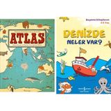 Atlas (Ciltli): Kıtalar, Denizler ve Kültürler Arası Yolculu... +1 Kitap - Hayır