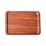 Atlas Düz Melamin Tepsi Servis Çay Kahve Yemek 34X24 Cm 12 Adet