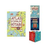 Atlas Etkinlik Kitabi +Atlas(Ciltli)+ Insan Vucudu Tiatrosu+ Yer Alti Su Alti(Ciltli)=4kitap