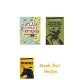Atlas Etkinlik Kitabı + Dünyanın Merkezine Yolculuk + Siyah İnci Hediye