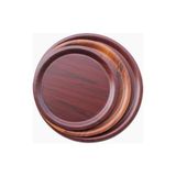 Atlas Kaymaz Melamin Tepsi Servis Çay Kahve Oval Yuvarlak 43 Cm 12 Ad