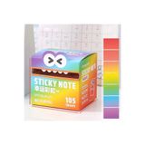 ATLAS KIRTASİYE Renkli Canavar Kutulu Sticky Note – 105 Yaprak Şeffaf Yapışkan Not Kağıdı LG-43355