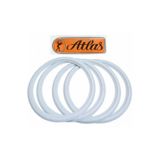 Atlas Motorsiklet Lastik Yanağı 15 Jant Ince Beyaz Renk 4 Adet