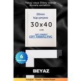 Atlas Sanat Galerisi 20Mm-30X40 Cm Mat Pvc Li Camsız Fotoğraf Puzzle Belge Çerçeve Yatay Dikey Asılabilme