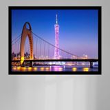 Atlas Sanat Galerisi 20mm Çerçeve, Poliresin, Mat PVC Kaplamalı, Fotoğraf Puzzle Belge Çerçevesi, Beyaz, 33x48/34x48/35x50/48x68/50x70 cm, Yatay/Dikey Asılabilir (Siyah, 33x48)