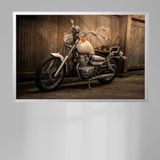 Atlas Sanat Galerisi 20mm Çerçeve, Poliresin, Mat PVC Kaplamalı, Fotoğraf Puzzle Belge Çerçevesi, Beyaz, 33x48/34x48/35x50/48x68/50x70/60x85/61x61 cm, Yatay/Dikey Asılabilir (Gümüş, 35x50)