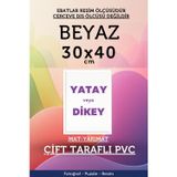 Atlas Sanat Galerisi 22Mm-30X40 Cm Mat Pvc Li Camsız Fotoğraf Puzzle Belge Çerçeve Yatay Dikey Asılabilme.