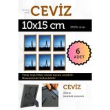 Atlas Sanat Galerisi 6 Adet Pvc Li 10X15 Cm 22Mm Bombeli Çerçeve Fotoğraf Resim Çerçevesi Ayaklı Veya Duvara Asma Yatay-Dikey
