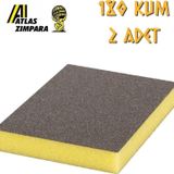 Atlas Sünger Zımpara - İnce 2 taraflı - 180 Kum - 2 Adet