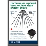 Atlas ZEYTİN HASAT / SİLKME MAKİNASI KARBON FİBER ÇUBUK 5 MM 10 Adet