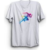 Atletizm, Atlet, Spor, Athletics, Athlete, Atletika, Koşu, Running Tişört - Beyaz