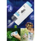 ATLT ATLANTİS CEP MİKROSKOB LED IŞIKLI 80X200 BÜYÜTME MİNİ ÇOCUK OYUNCAK DARBEYE DAYANIKLI MAVİ RENK