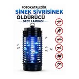 ATLT ATLANTİS FOTOKATALİZÖR SİNEK SİVRİSİNEK HAŞERE ÖLDÜRÜCÜ GECE LAMBASI ELEKTİRİKLİ ASMALI LED IŞIK TEKNOLOJİSİ GÜVENLİ KORUMA IZGARASI ÇIKARILABİLİR TOPLAMA KUTUSU EV OFİS BAHÇE TERAS BALKON SİNEK ÖLDÜRÜCÜ