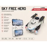 Atlt Atlantis L38 Skylıne Drone Uçak Dron 2.4ghz 3 Lens 360 Dere Engel Algılama Tek Tuş Iniş Kalkış 50X Zoom Optik Akış Konum Hover Elektrikli Kamera Beni Takip Et Modu Wıfı Fpv Canlı Yayın Fırçasız Motor - Açık Gri