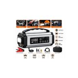 ATLT ATLANTİS Mc6613-AKÜ TAKVİYE CİHAZI HAVA POMPASI REFLEKTÖR UYARI IŞIĞI CAMP FENERİ BİSİKLET MOTORSİKLET ARABA TOP ŞİŞİRMEK İÇİN BAŞLIK TUTMA SAPLI ŞARJ EDİLEBİLİR POWERBANK TAŞIMA ÇANTALI