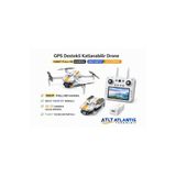 ATLT ATLANTİS R06 DRON GPS DESTEKLİ KATLANABİLİR DRONE 1080 FULLL HD KAMERA BENİ TAKİP ET MODU YEDEK BATARYA